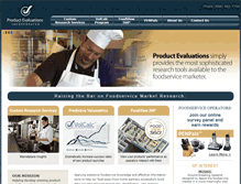 Tablet Screenshot of productevaluations.com